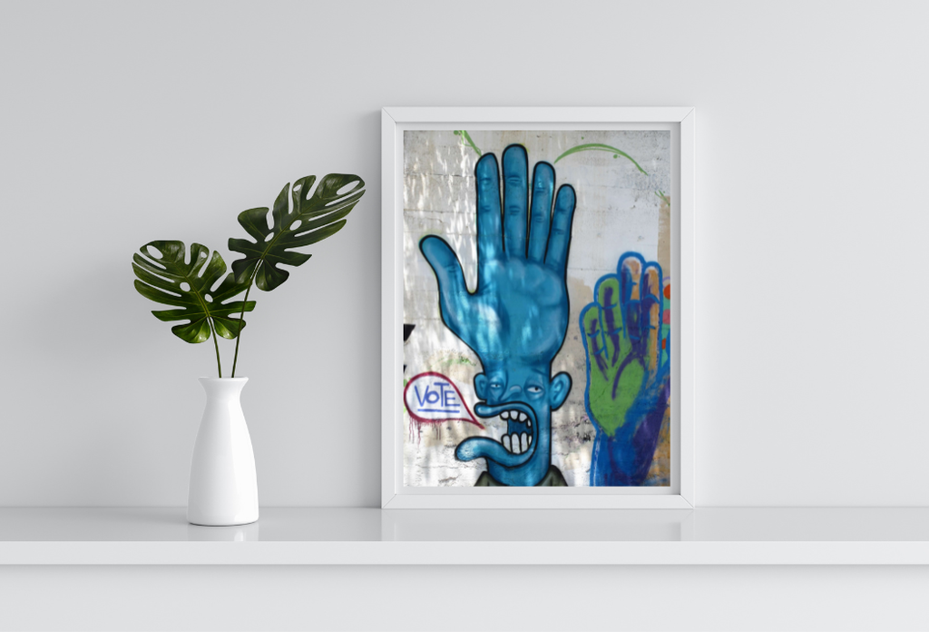 Vote Hand-Face